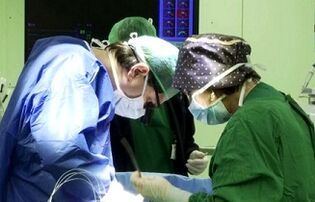 Treatment of prostatitis surgery in men