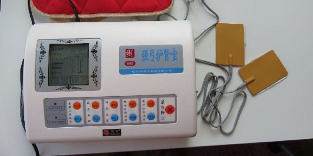 Portable device for the treatment of prostatitis