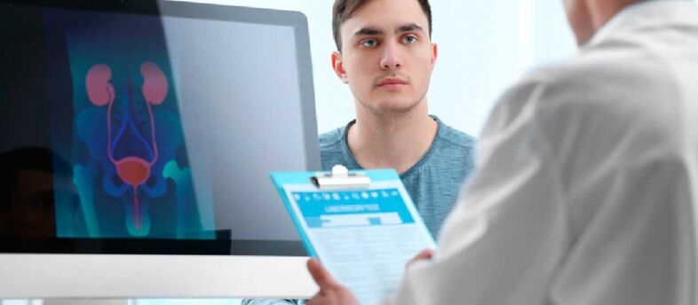 Examination of the doctor will help determine the cause of prostatitis